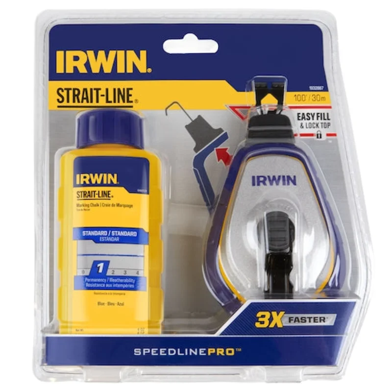 Irwin Strait-Line  Speedline Pro Chalk Reel Blue