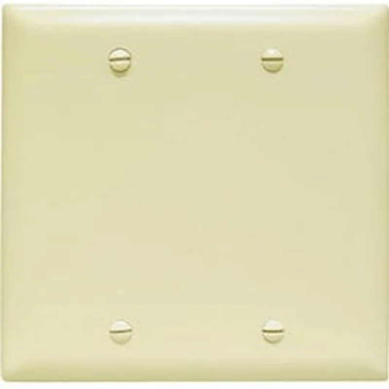 Ivory Blank Nylon Wall Plate