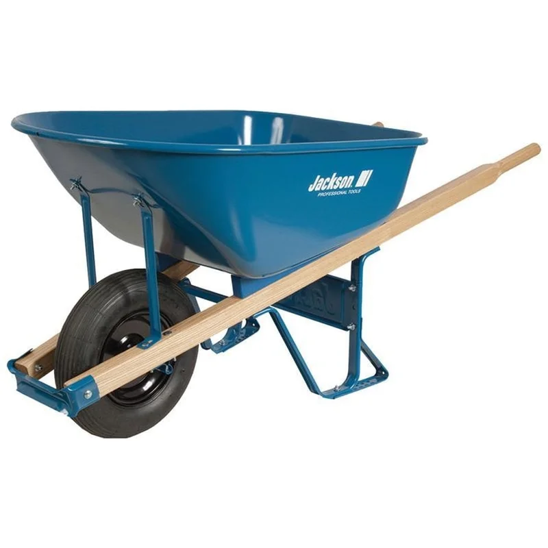 JACKSON STEEL WHEELBARROW FOR CONTRACTORS BLUE