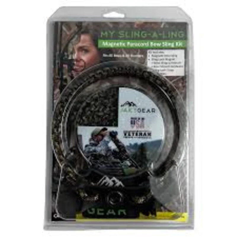 Jakt Gear MY SLING-A-LING MAGNETIC PARACORD BOW SLING UNIVERSAL KIT (CUSTOM COLORS) COYOTE & OLIVE DRAB