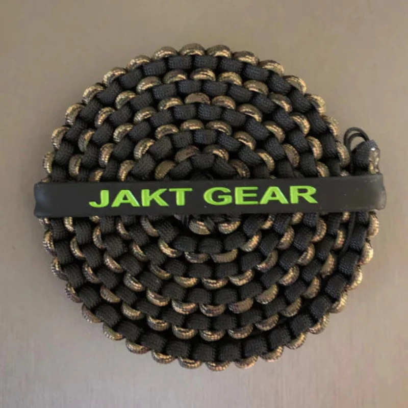 Jakt PREMIUM PARACORD BINOCULAR SLING (Custom Colors) COYOTE & OLIVE DRAB GREEN