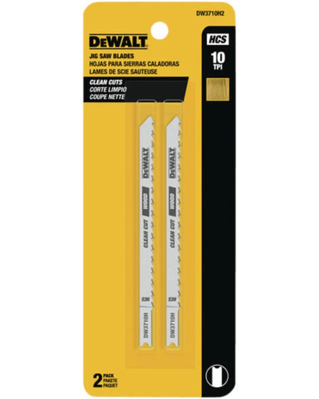 JIG SAW BLADES 10TPI 2 PC DEWALT