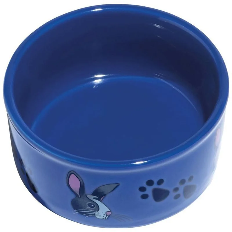 KAYTEE PAW-PRINT PETWARE BOWL RABBIT ASSORTED