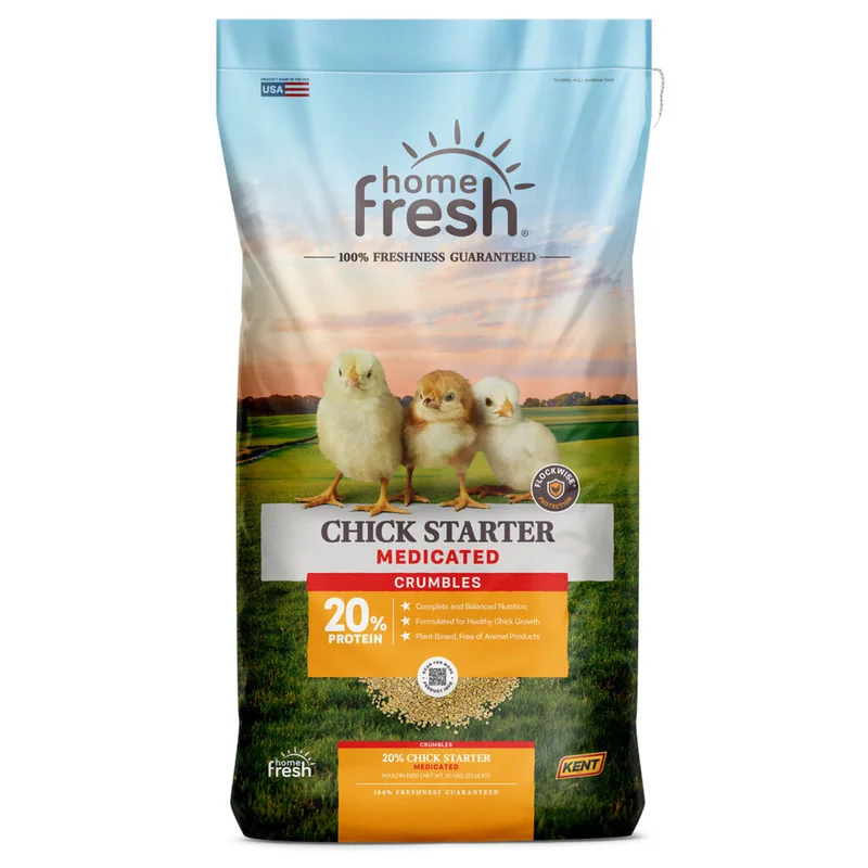Kent Blue Seal Home Fresh Starter Crumble AMP Medicated Chick Starter Feed