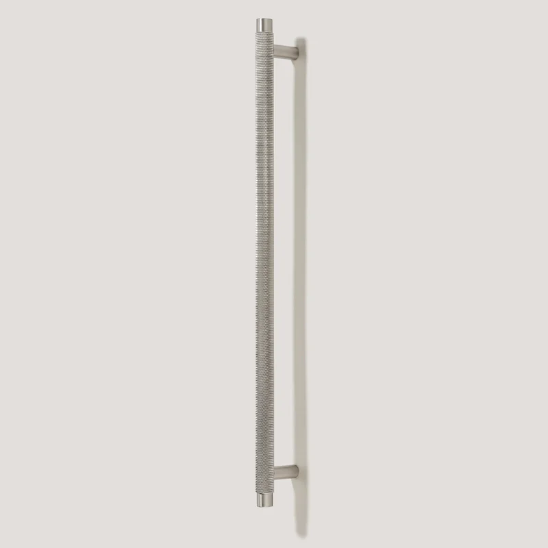 KEPLER Heavyweight Knurled Handle - Satin Nickel