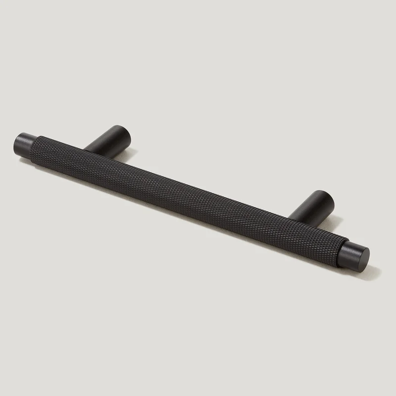 KEPLER Knurled T Bar Handle - Black