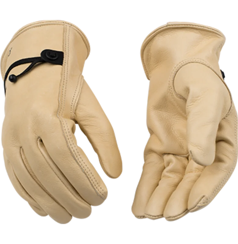 Kinco Grain Cowhide Driver With Pull-Strap Large
