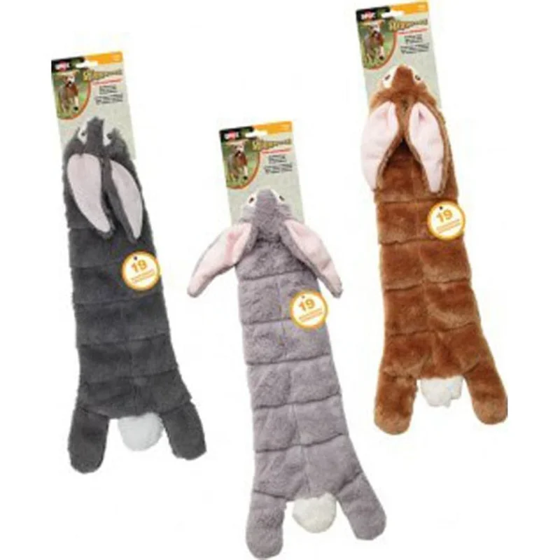 KINNEEEZ MULTI SQUEAKER RABBIT ASSORTED
