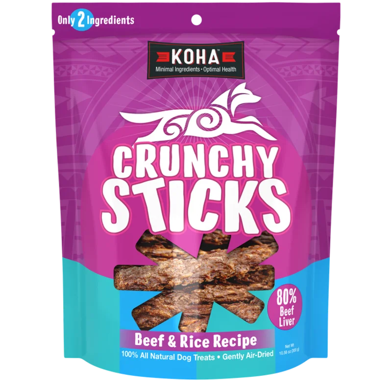Koha Crunchy Sticks Beef & Rice Recipe