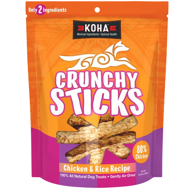 Koha Crunchy Sticks Chicken & Rice Recipe Dog Food