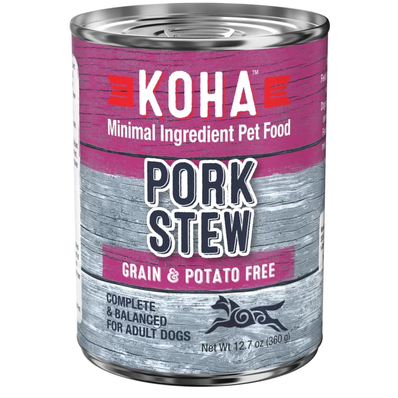 Koha Minimal Ingredient Pork Stew for Dogs