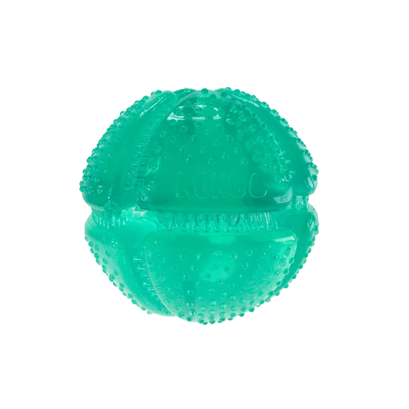KONG Dental Squeezz Ball Dog Toy