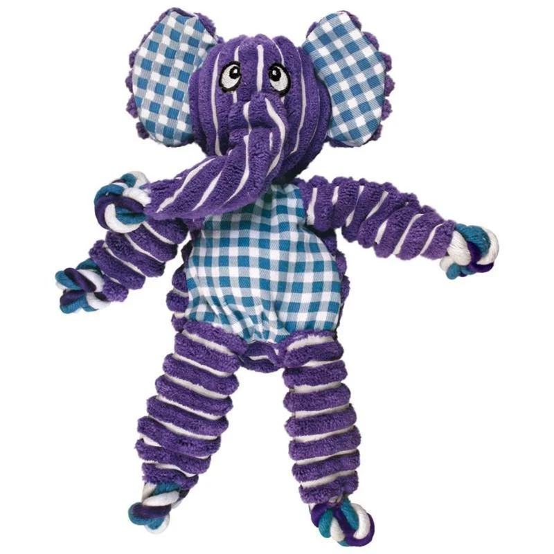KONG FLOPPY KNOTS ELEPHANT PURPLE