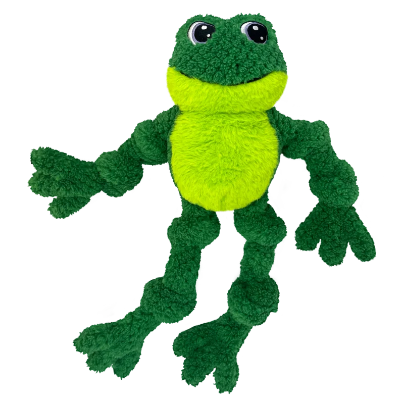 KONG Knots Frog Assorted Dog Toy GREEN