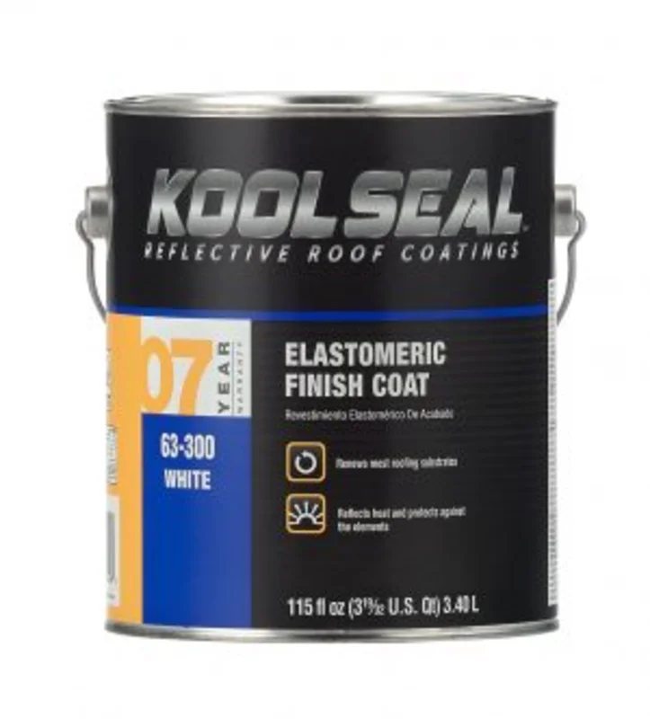 Kool Seal Elastomeric 7 Year Elastomeric Roof Coating 0.9 Gal. White White