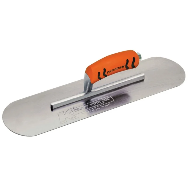 KRAFT 24" x 5" Carbon Steel Pool Trowel w/ProForm Handle
