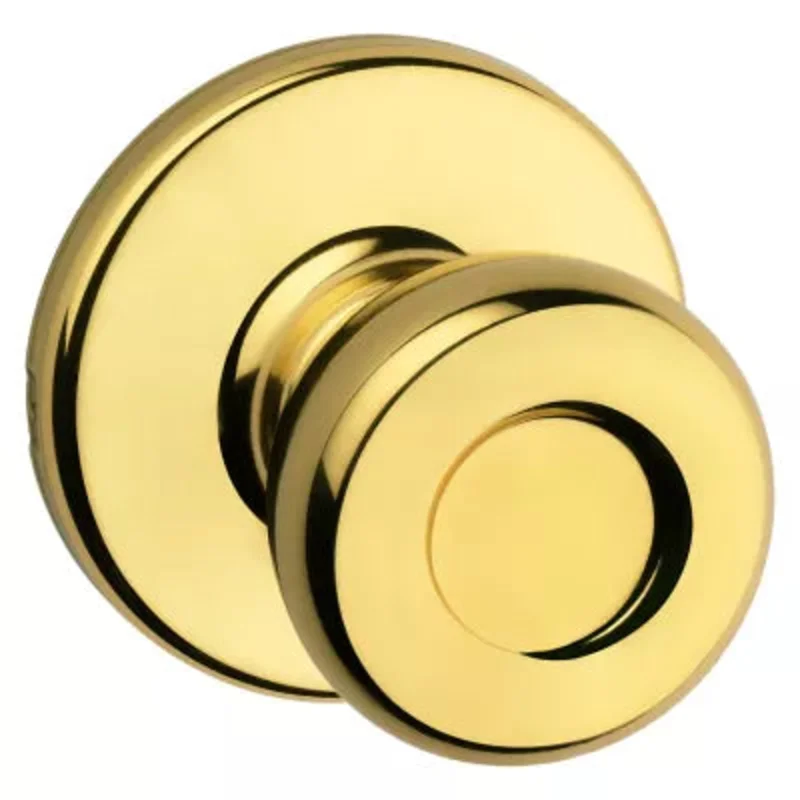 Kwikset Tylo Knob - Hall/Closet Polished Brass