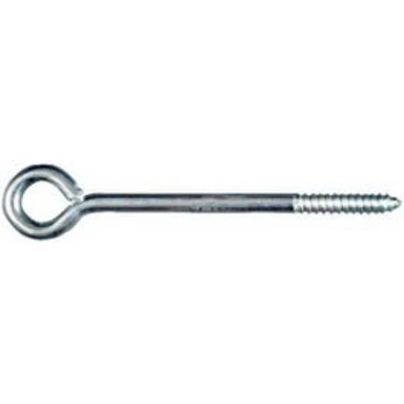 Lag Screw Eye, Zinc, 5/16 x 6-In.
