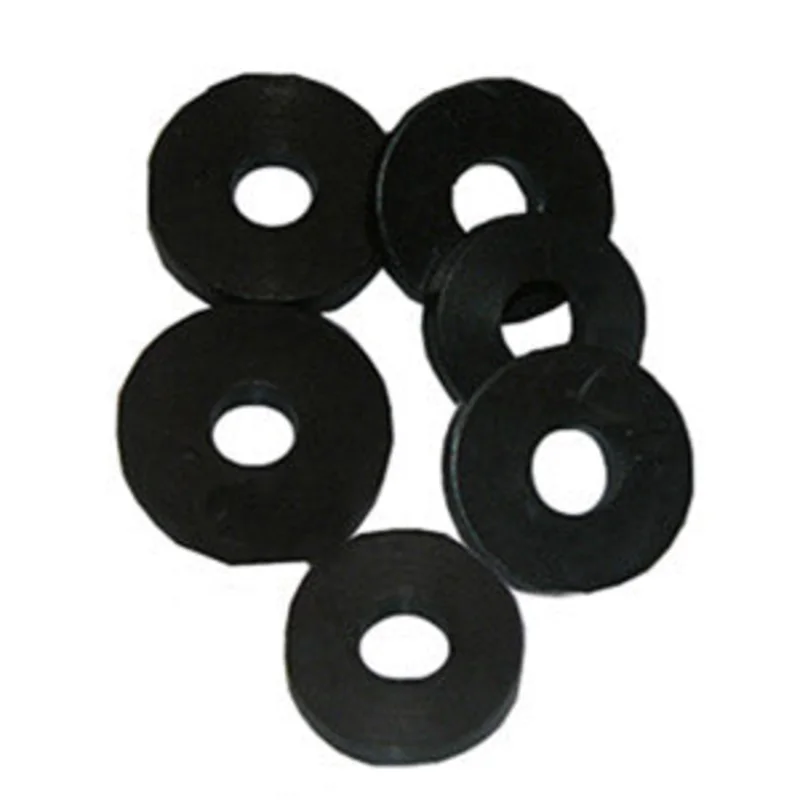 Lasco Flat Bibb Washer Black Neoprene Rubber