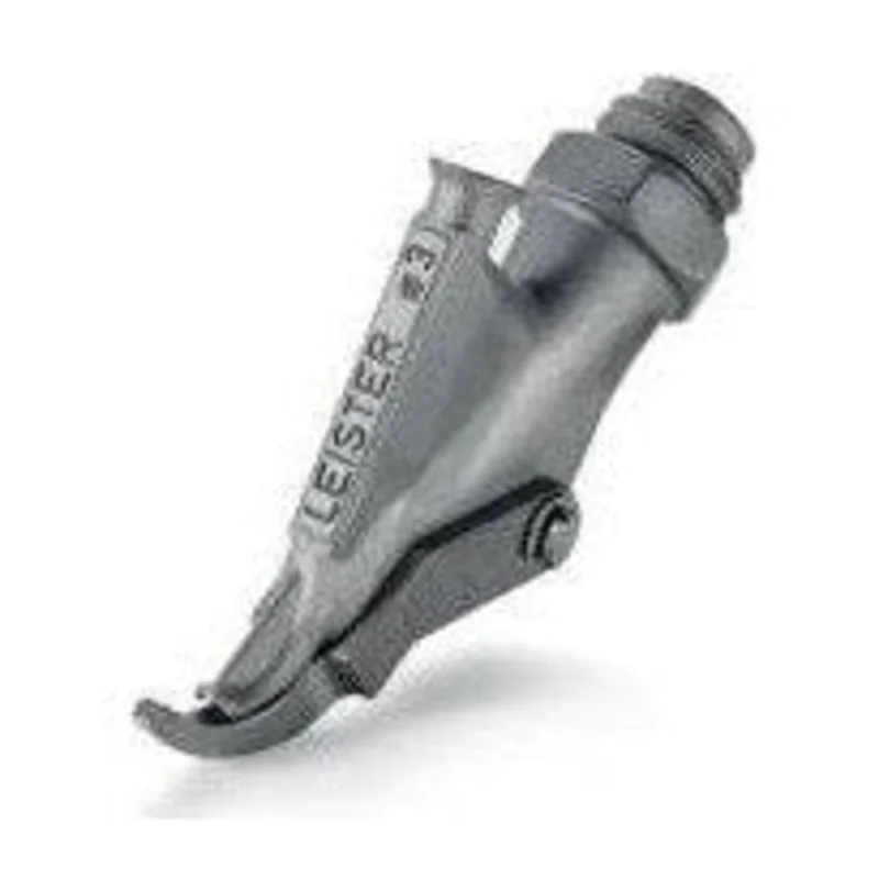 Leister 113.666 3mm (0.12 in) Round Screw-On Speed Welding Nozzle with Tacking Tip