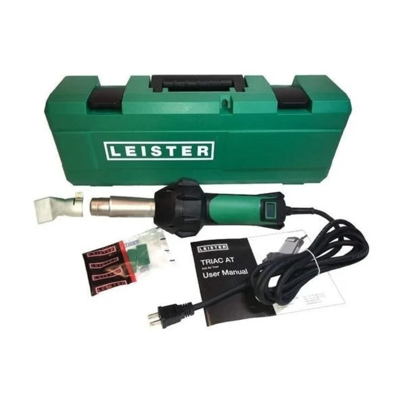 Leister Triac AT Kit with 40mm nozzle and spare filters - Plastic Welder with 40mm Nozzle, Spare Air Filters and Carrying Case
