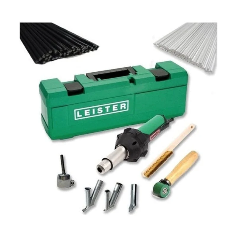 Leister TRIAC ST Plastic Welding Starter Kit - Variable Temp Variable Speed Hot Air Plastic Welding Heat
