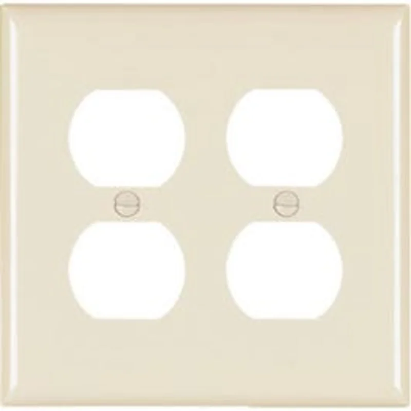 Light Almond 2-Duplex Nylon Wall Plate