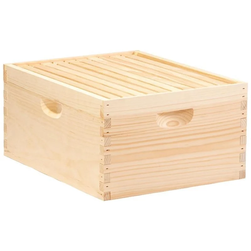 LITTLE GIANT 10-FRAME DEEP HIVE BODY WITH FRAMES NATURAL PINE