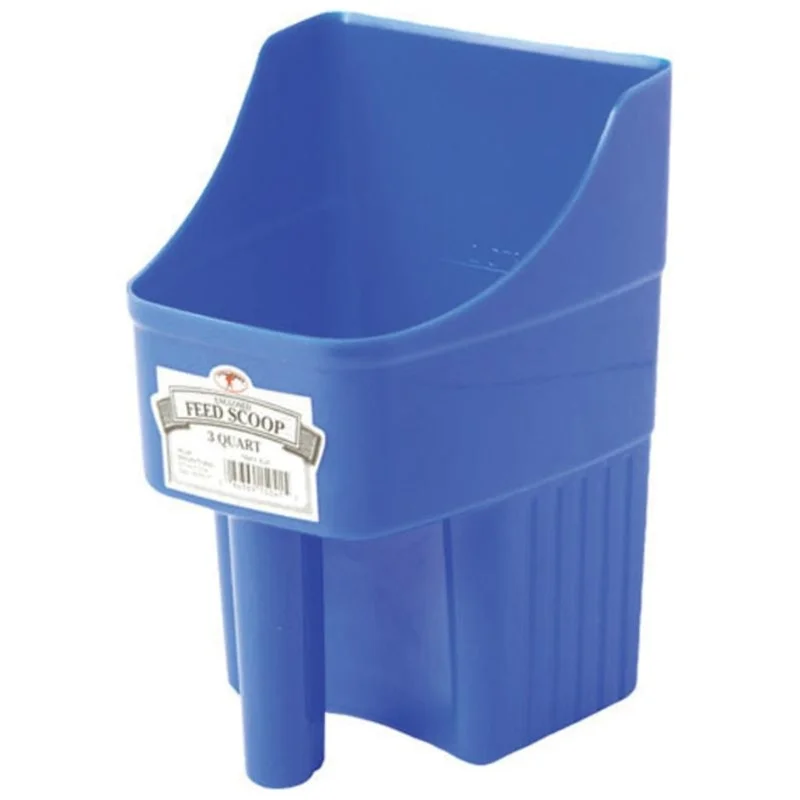 Little Giant 3 Quart Enclosed Feed Scoop RED
