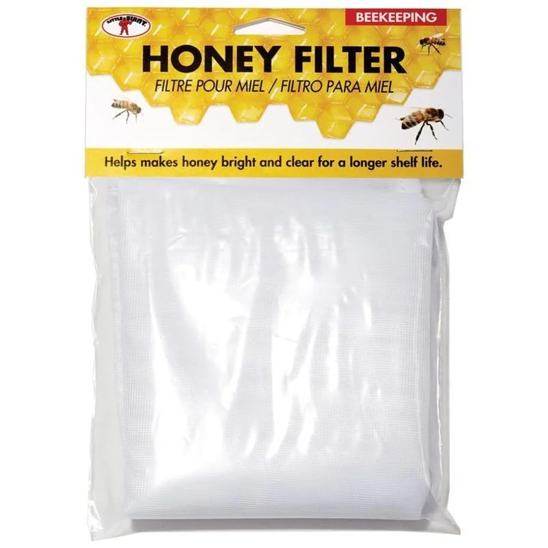 LITTLE GIANT FABRIC HONEY STRAINER WHITE
