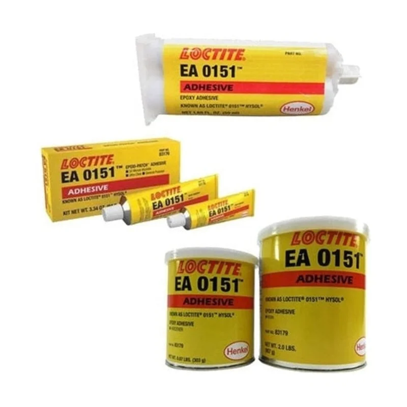 Loctite EA 0151 Epoxy Ultra Clear Gel 50-Minute Work Life Slow Setting - 3.34oz Two-Tube Kit