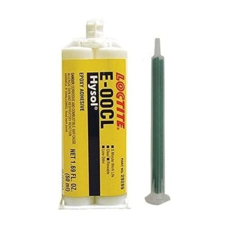 Loctite EA E-00CL Clear 3-minute set, medium-low viscosity, Chemical Resistant Machinable Epoxy