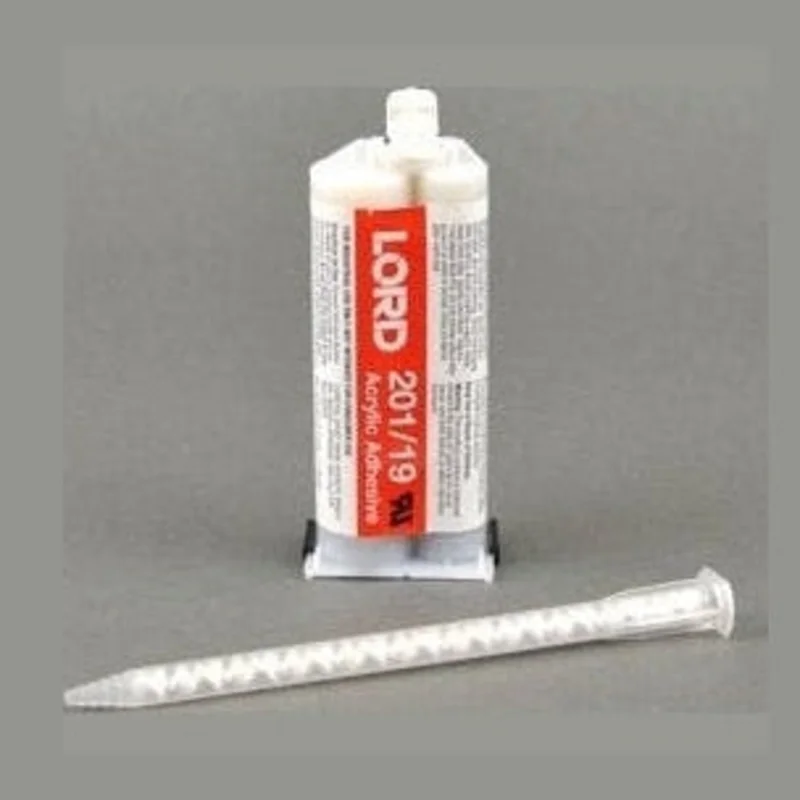 LORD 201/19 Temperature Resistant Medium Set 5-8 min 2:1 Ratio Two Component Acrylic Adhesive(3020987 or 3020500)