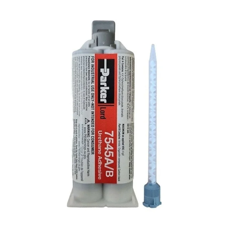LORD 7545 A/F Slow Set 45-65 Minute Urethane Adhesive System - Thick Viscosity, Non-Sag with Configurable Set-Time & high strength for FRP, SMC, Plastics, primed metals, powder coating