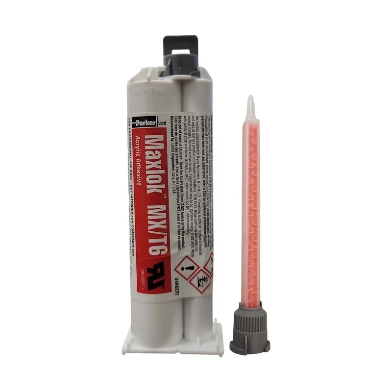 LORD Maxlok T6 MX (3019632) 4:1 Ratio Fast set 6-9 min Acrylic Adhesive non-sagging, and resistance to temperature, moisture, solvents
