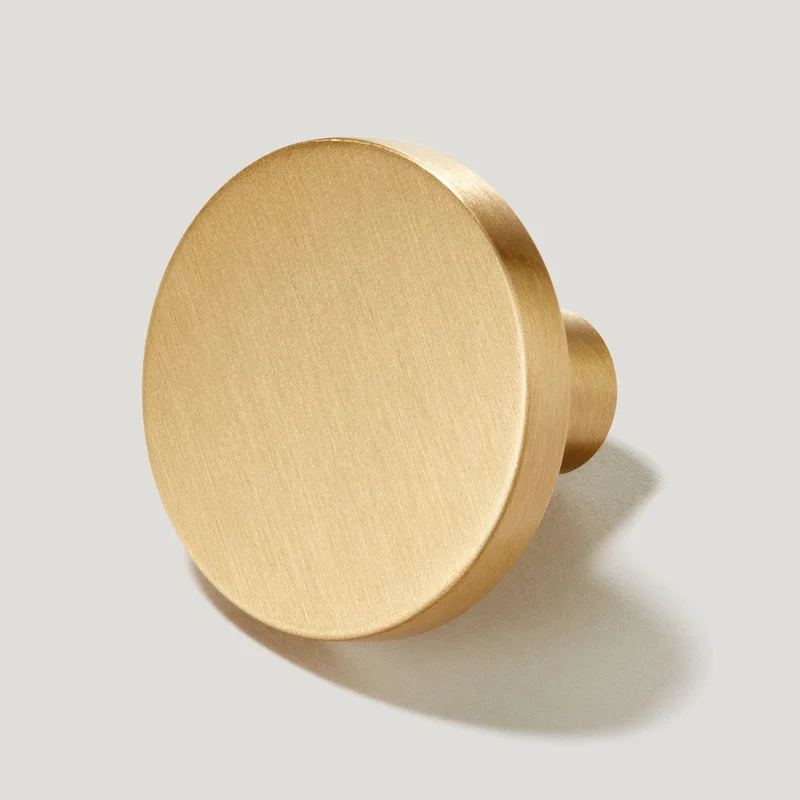 LOVELL Circular Knob - Brass