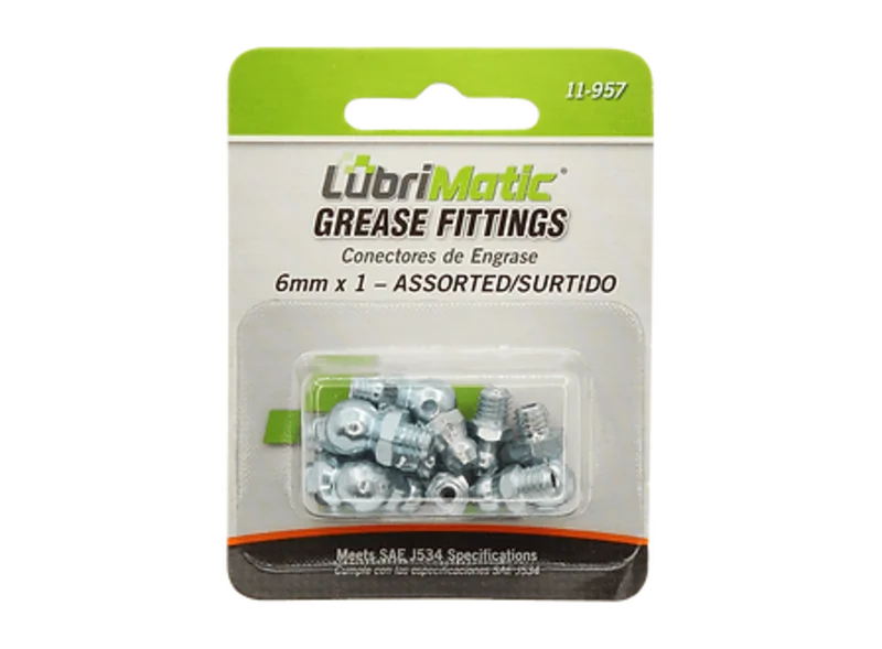 Lubrimatic 45 deg. Grease Fittings 8 Piece