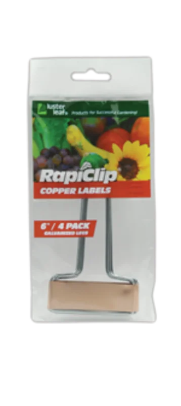 Luster Leaf 4 Copper Plant Labels, 6"