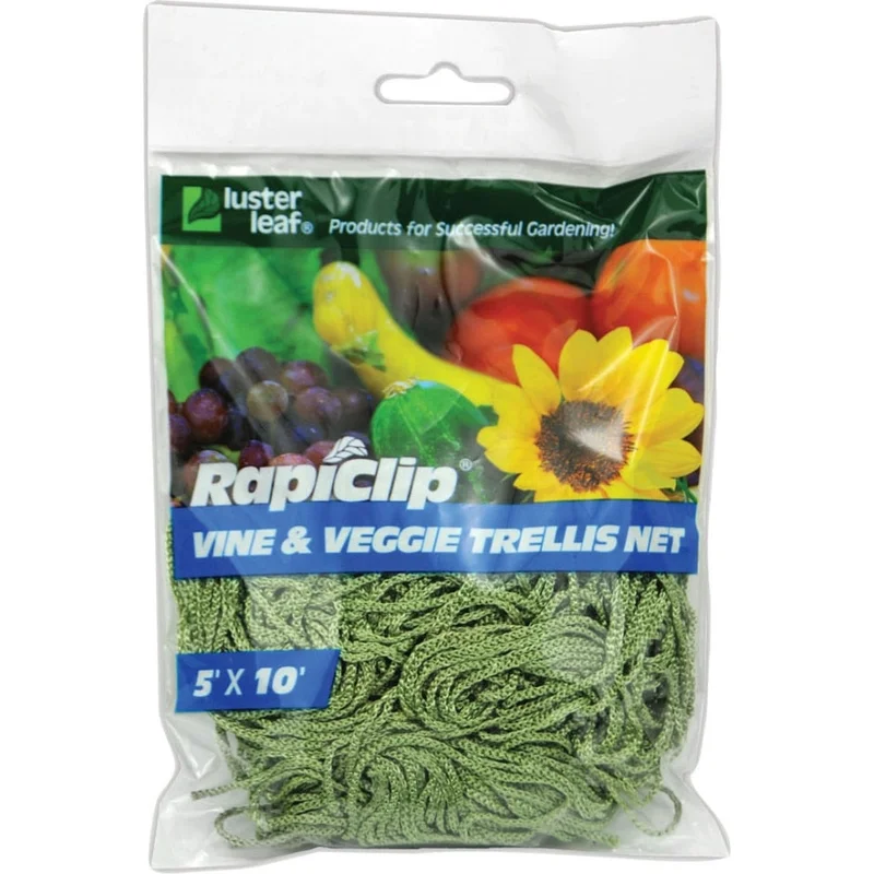 LUSTER LEAF RAPICLIP VINE & VEGGIE TRELLIS NET GREEN