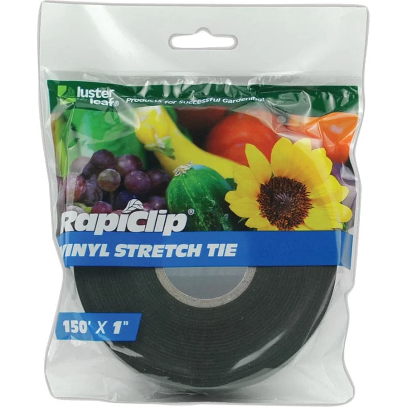 LUSTER LEAF RAPICLIP VINYL STRETCH TIE DARK GREEN