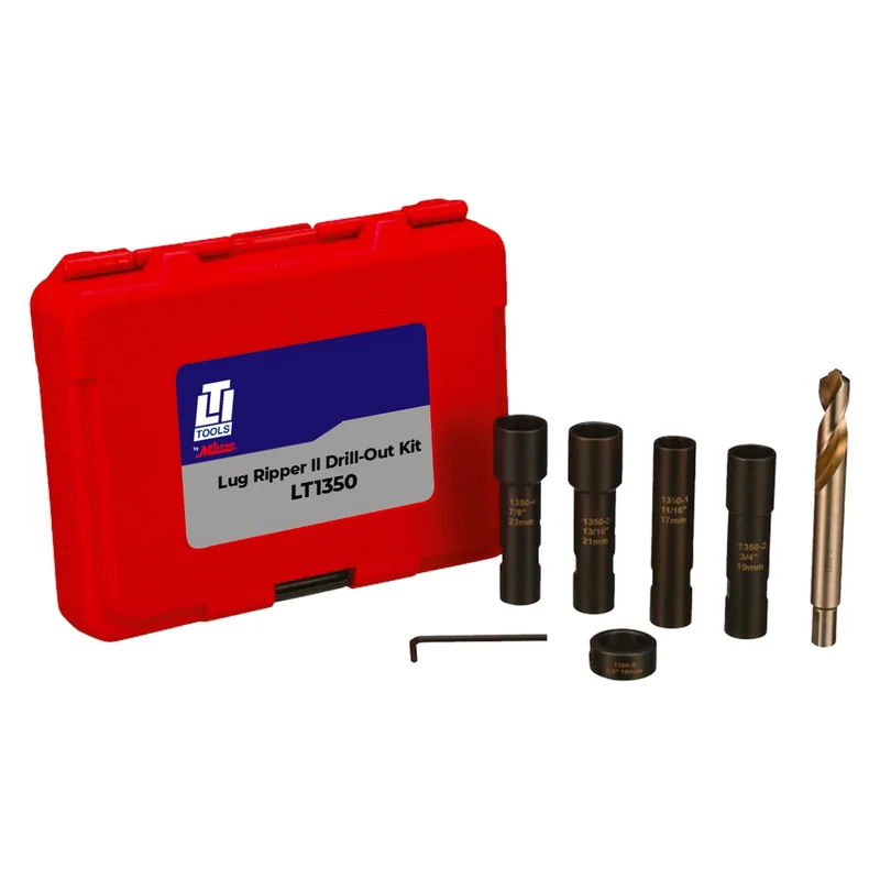 Mag Wheel Lug Removal Tool With Improved Cobalt Drill Bit - Lug Ripper & Replacement Parts
