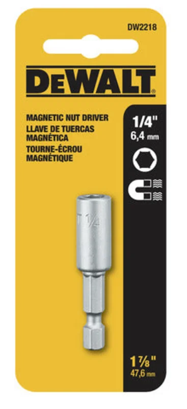 MAGNETIC SOCKET 1/4" X 1-7/8" DRIVER DEWALT