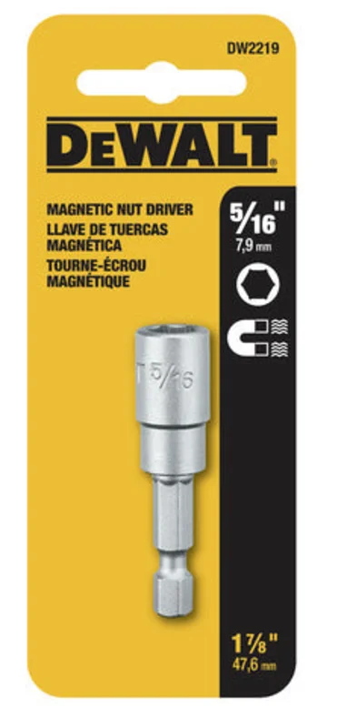 MAGNETIC SOCKET 5/16" X 1-7/8" BIT DEWALT
