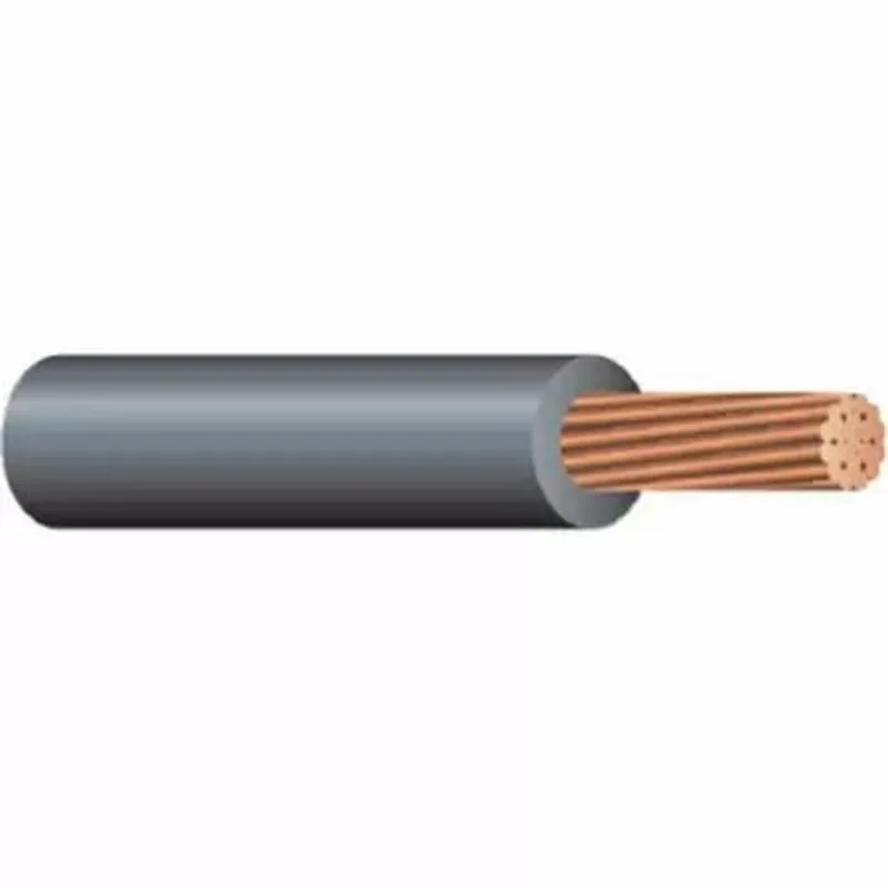 Marmon Home Improvement 500 ft. 6 Gauge Black Stranded Copper THHN Wire 112-4201J Black