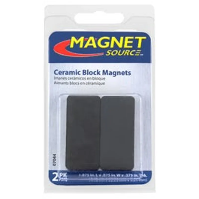 Master Magnetics 2-Piece Ceramic Block Magnets