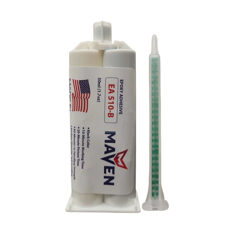 Maven 10-Minute Black Epoxy EA510-B Chemical Resistant Medium Viscosity Adhesive (Direct substiture for Devcon 10 Minute Black 14255)