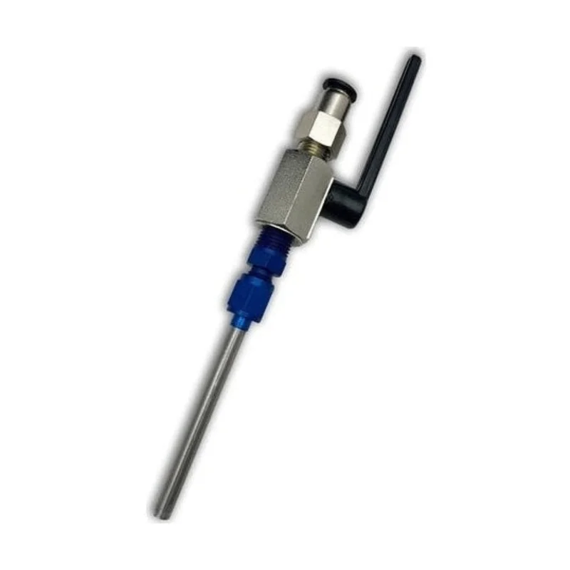 Maven Accessories - Standard Dispensing Wand - Ball Valve with 6-Inch Dispensing Tube, for the Maven Fluids Filling Machine, Lever Controlled, Ball-Valve Shut-Off