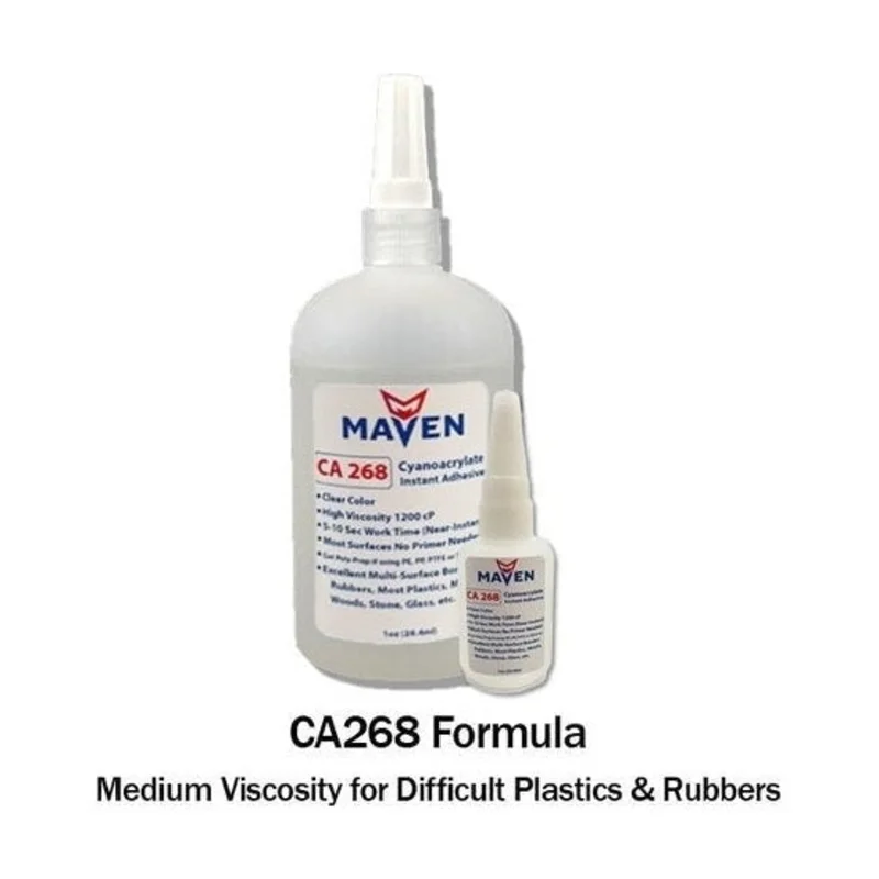 Maven CA268 Instant Adhesive-Fast-Set,-Gap Filling for Difficult Plastics & Rubbers
