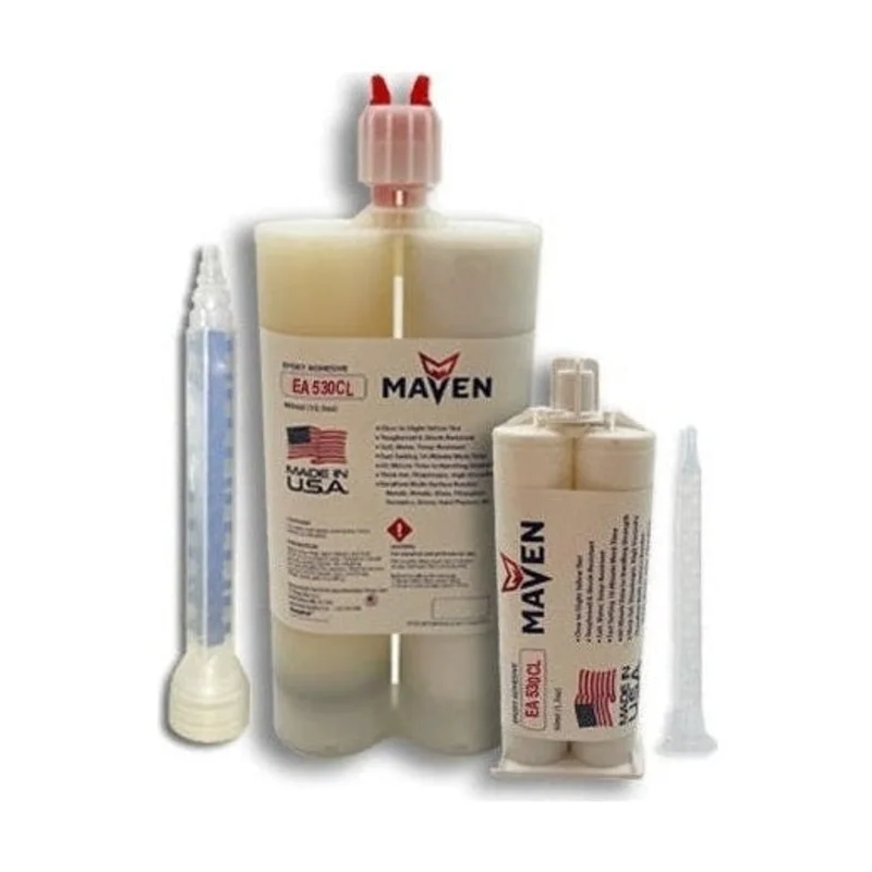 Maven EA 530CL Crystal Clear Epoxy Adhesive & Potting Compound - Medium Set 30-40-Min Epoxy-Medium Viscosity Crystal Clear-2:1 ratio