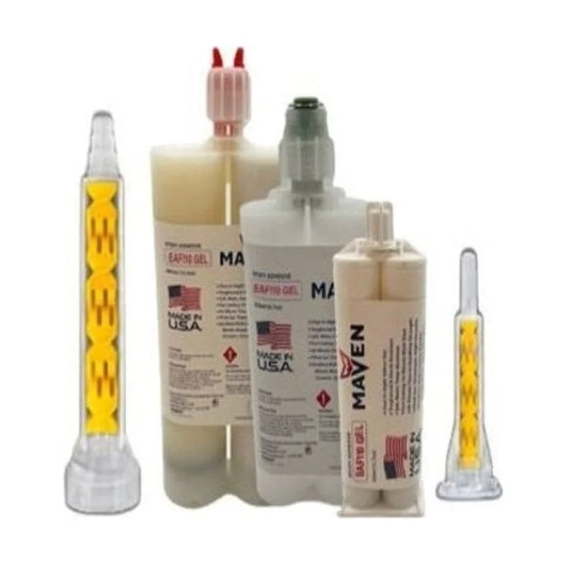 Maven EAF110 GEL Flexible & Thick Gel Epoxy Thixotropic - Medium Set 20 minute - Flexible Temp Resistant 20-Minute Set Plastic & Metal Epoxy